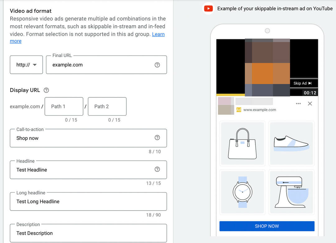 how-to-create-an-ad-group-and-design-an-ad-using-youtube-ad-campaign-for-shoppable-ad-video-ad-format-preview-example-16