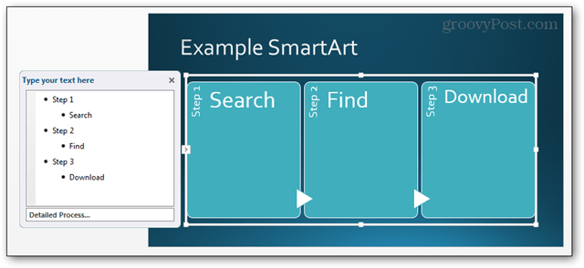 جعل العروض التقديمية PowerPoint روك مع SmartArt