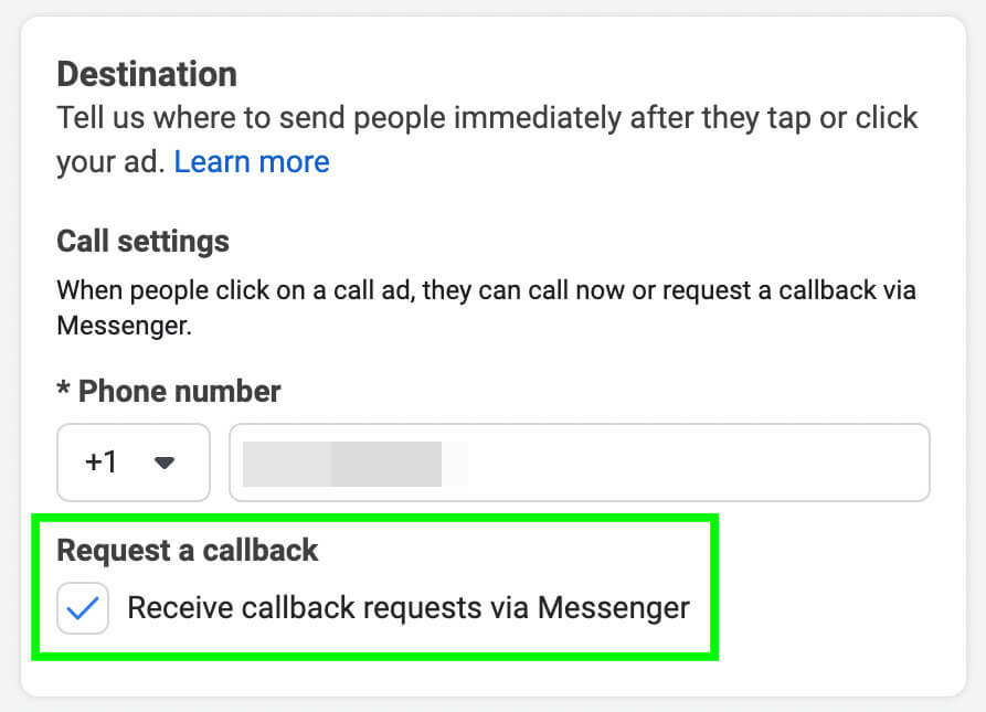 how-use-the-meta-call-ads-callback-option-config-call-settings-request-callback-box-Receiving-callback-طلبات عبر-messenger-example-2