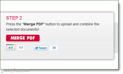 دمج ملفات PDF متعددة في ملف واحد باستخدام MergePDF