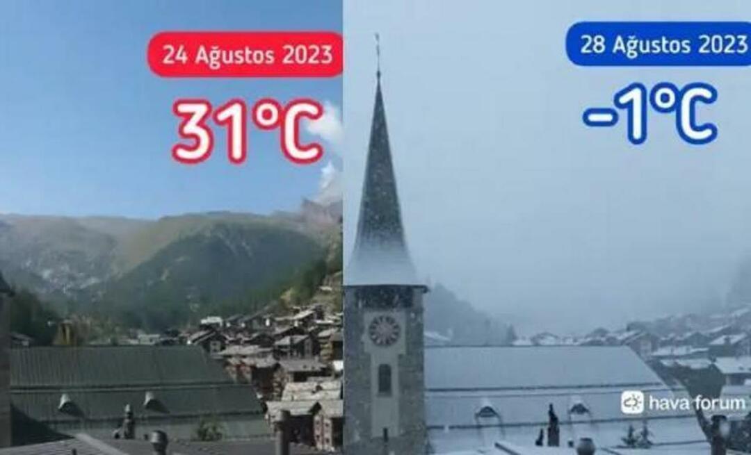 حدث لا يصدق في سويسرا! مر الشتاء قبل أن ينتهي الصيف
