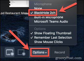 حدد خيارات الصوت على نظام Mac