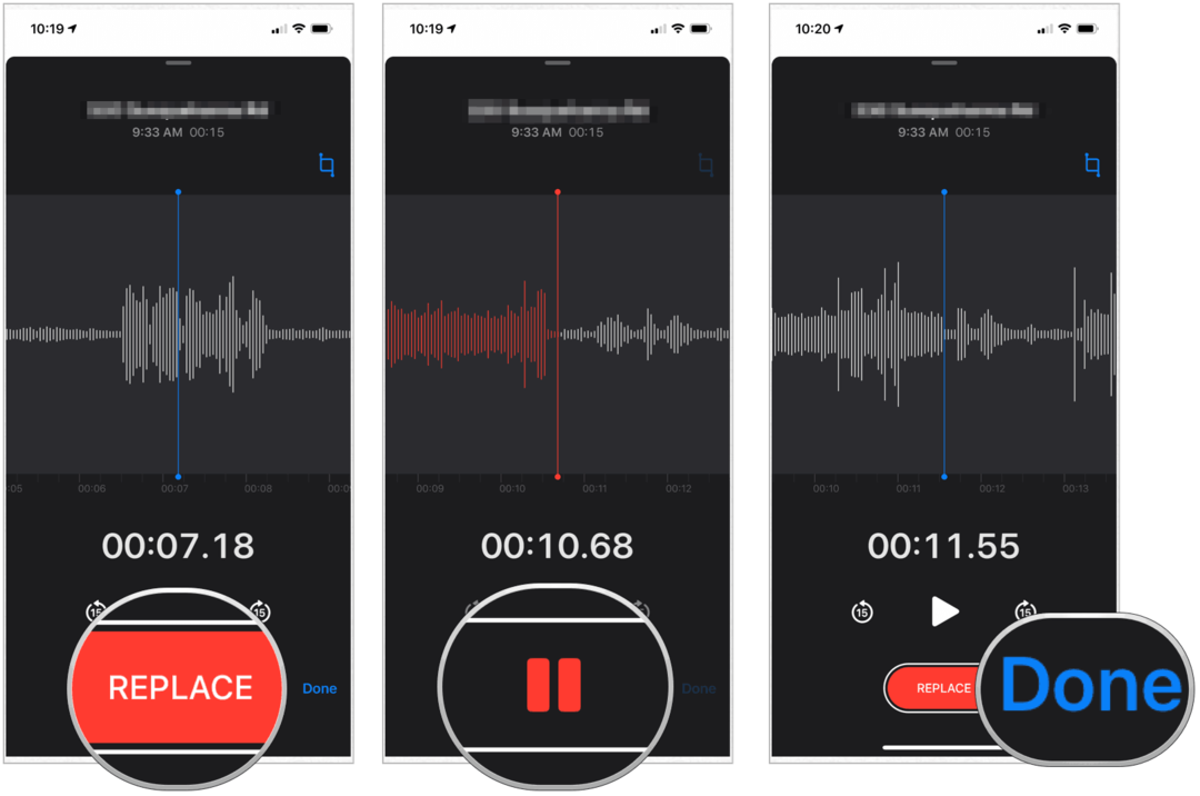 تحل المذكرات الصوتية في iPhone محل الصوت