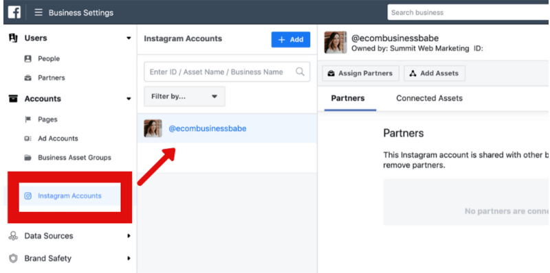 كيفية إزالة حساب Instagram من Facebook Business Manager