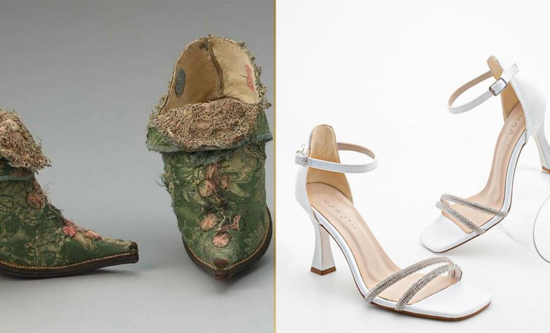نماذج الأحذية من الماضي إلى الحاضر!