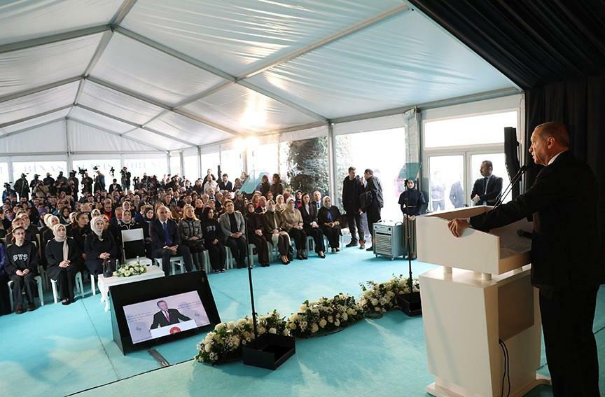 تحدث الرئيس أردوغان في افتتاح مؤسسة Şule Yüksel Şenler Foundation