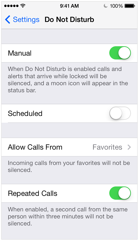 يسمح لك إعداد عدم الإزعاج لـ iPhone بحظر النصوص.