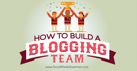 بناء فريق التدوين