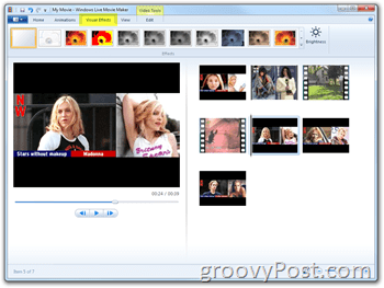 مايكروسوفت ويندوز لايف موفي ميكر - كيفية جعل الأفلام المنزلية مادونا