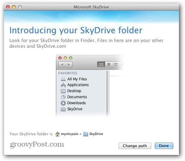 موقع Mac SkyDrive
