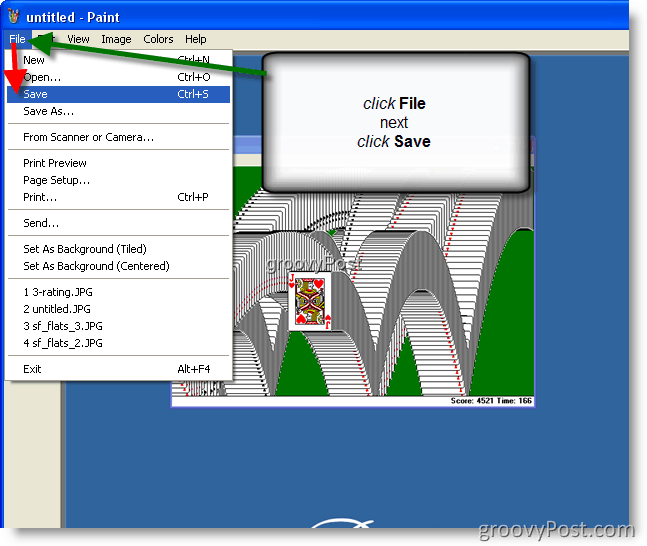 التقط لقطة شاشة في Windows XP