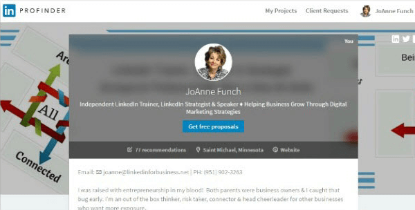 ملف تعريف LinkedIn