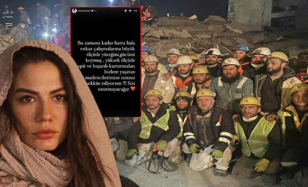ديميت أوزدمير شكر عمال المناجم الذين عملوا من أجل الزلزال! 