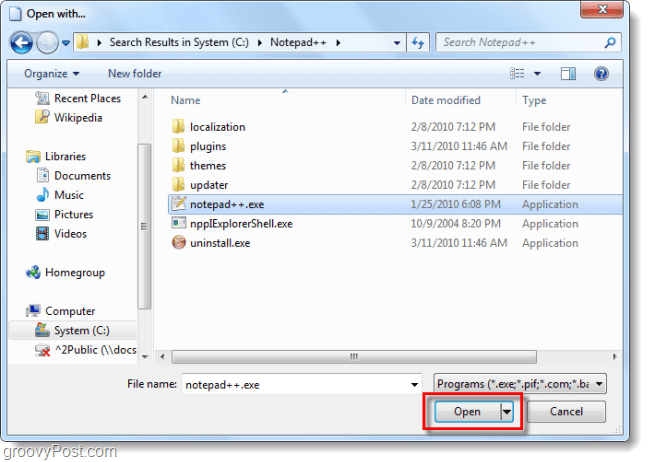 كيفية إضافة ارتباطات البرامج إلى أنواع الملفات في Windows 7