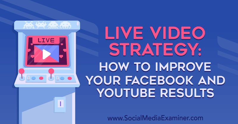 إستراتيجية الفيديو المباشر: كيفية تحسين نتائجك على Facebook و YouTube بواسطة Luria Petruci على أداة فحص وسائل التواصل الاجتماعي.