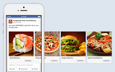 Facebook تحديثات سطح المكتب وإعلانات تطبيقات الهاتف المحمول
