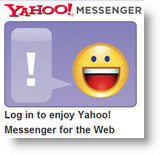 الوصول إلى عملاء الويب للرسائل الفورية - Yahoo! -Google-MSN