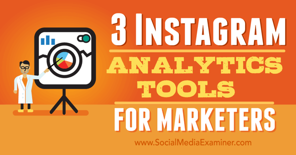 أدوات تحليلات instagram للمسوقين