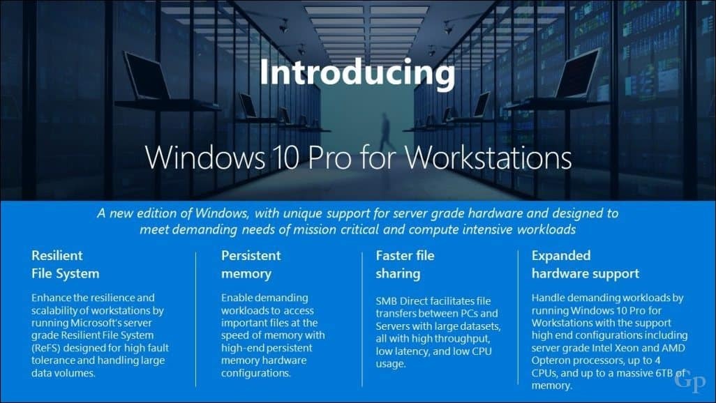 تقدم Microsoft الإصدار الجديد من Windows 10 Pro for Workstation Edition