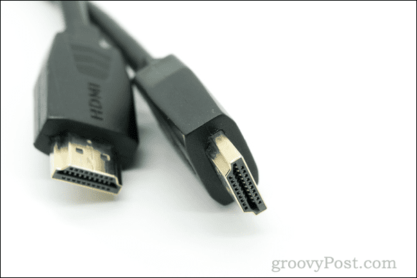مثال على كبل HDMI