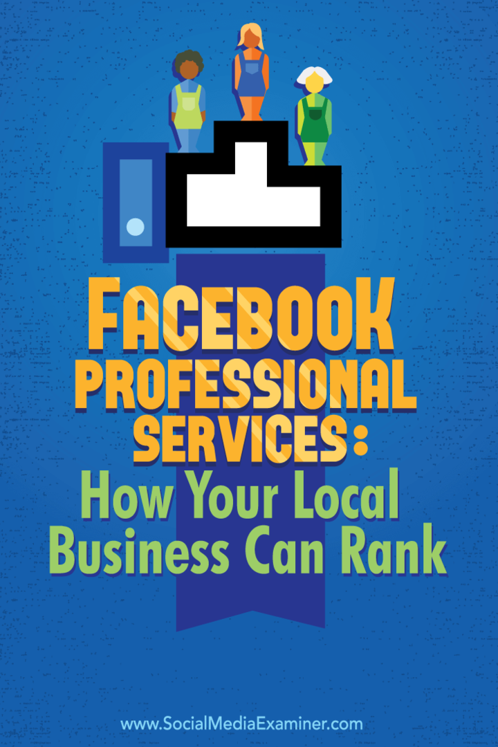 خدمات Facebook الاحترافية: كيف يمكن لشركتك المحلية الترتيب: ممتحن الوسائط الاجتماعية