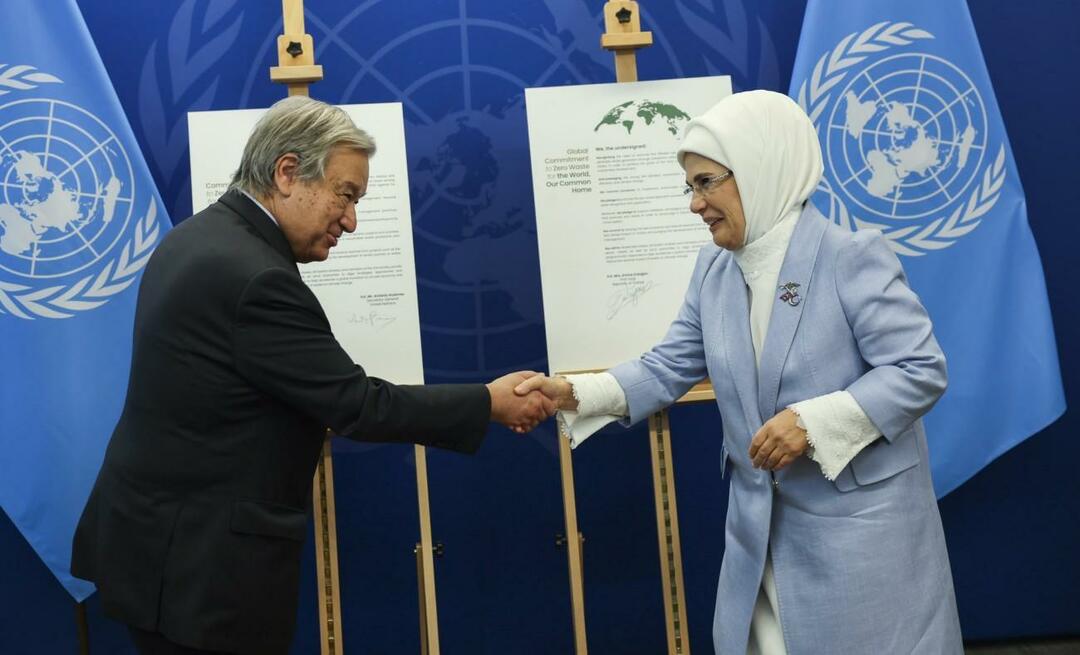 تم التوقيع على إعلان حسن نية في الأمم المتحدة لمشروع أمينة أردوغان الذي يضرب مثالاً للعالم!