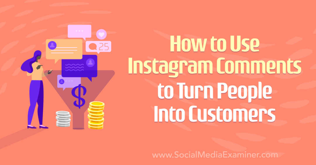 كيفية استخدام تعليقات Instagram لتحويل الأشخاص إلى عملاء بواسطة Anna Sonnenberg على أداة فحص وسائل التواصل الاجتماعي.