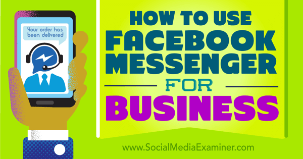 تواصل وتفاعل مع facebook messenger