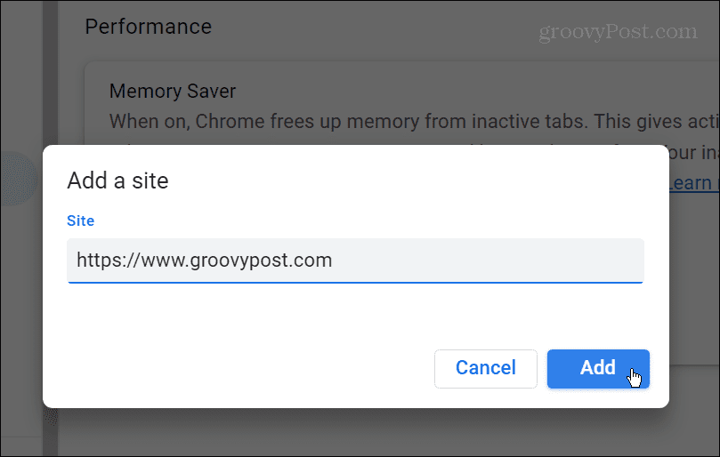 تمكين علامات تبويب حفظ الذاكرة في Google Chrome