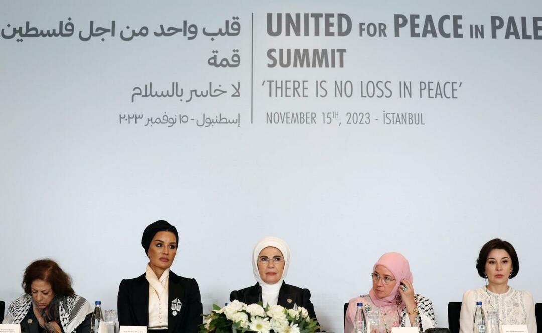  مبادرة السيدة الأولى أردوغان قمة قلب واحد من أجل فلسطين