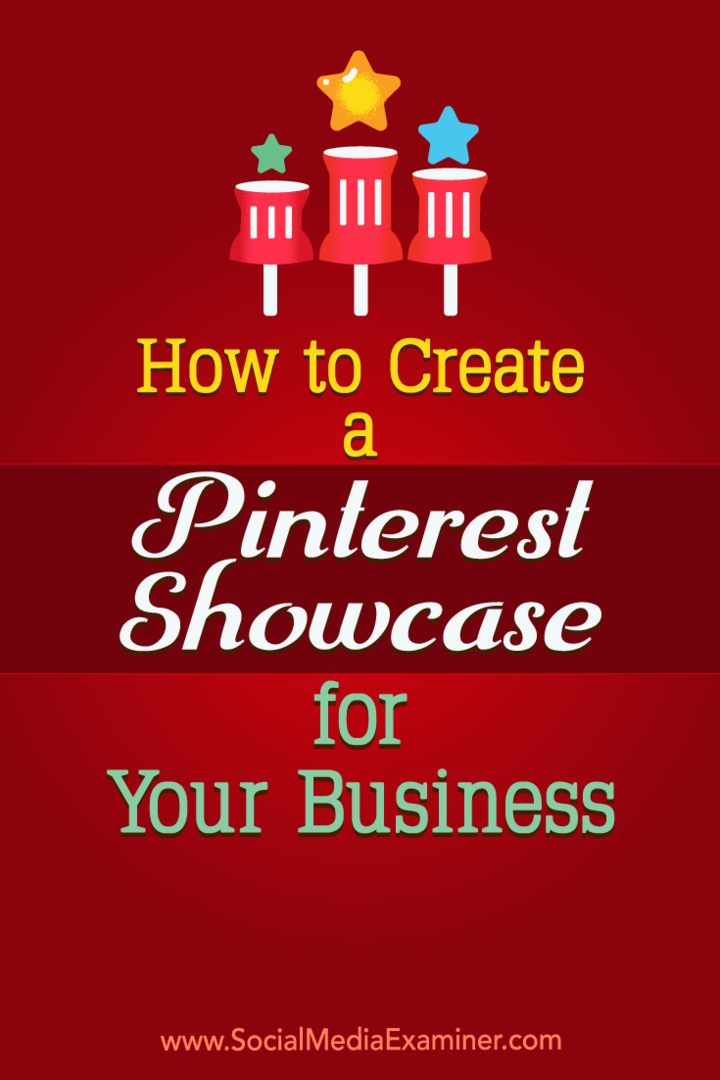 كيفية إنشاء عرض Pinterest لعملك: ممتحن وسائل التواصل الاجتماعي