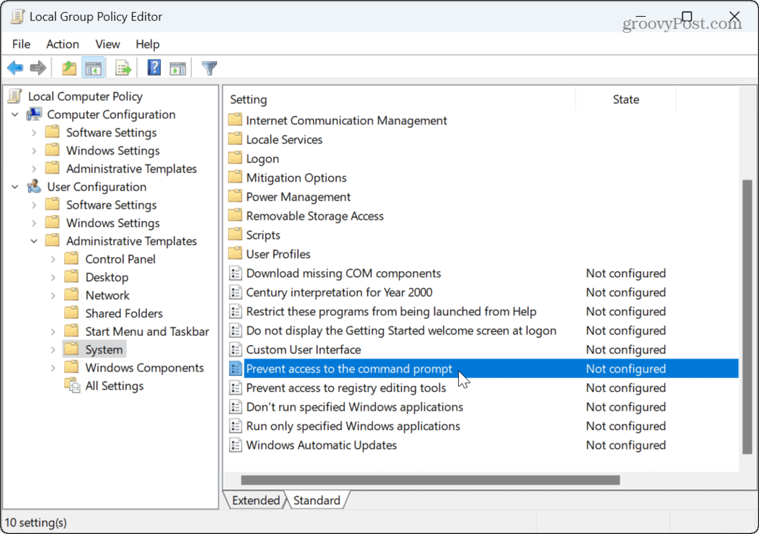 كيفية تعطيل موجه الأوامر على نظام التشغيل Windows 11