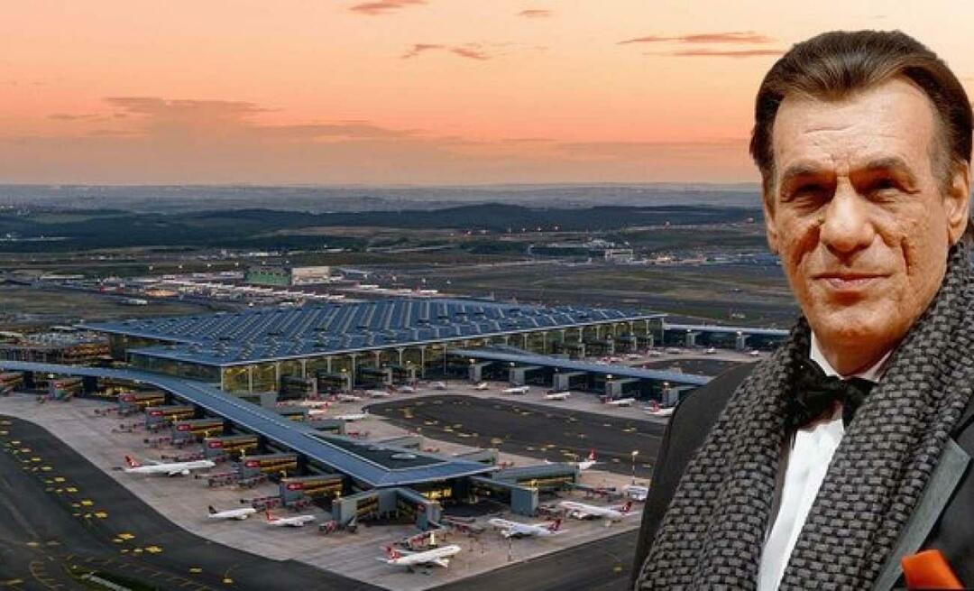 الممثل العالمي الشهير روبرت ديفي معجب بمطار اسطنبول!