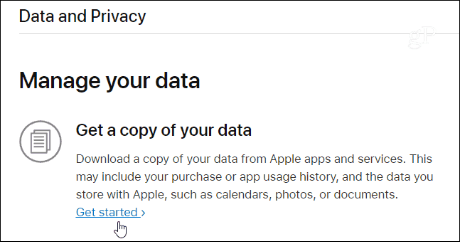 احصل على نسخة Apple Data