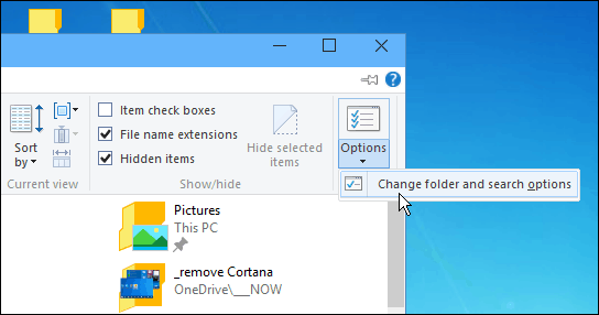 عرض مستكشف ملف Windows 10