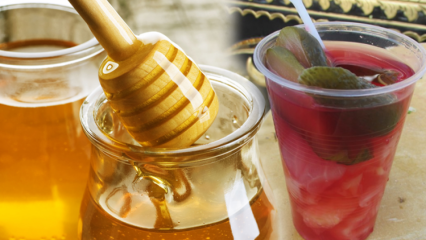 ما هي فوائد عصير المخلل؟ ماذا تفعل المخللات محلية الصنع؟ أضيفي العسل إلى عصير المخلل و ...