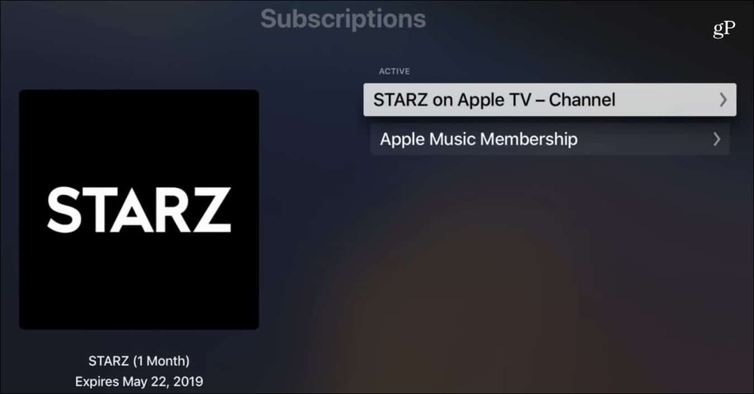 إلغاء اشتراك القناة Apple TV