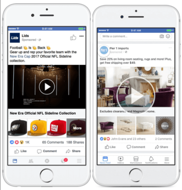 يقوم Facebook بتحديث إعلانات المجموعات للحصول على مزيد من المرونة في عرض المنتجات.