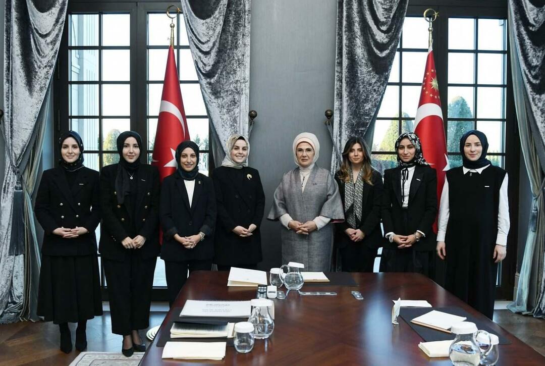 التقت أمينة أردوغان بلجنة المرأة في الموصياد