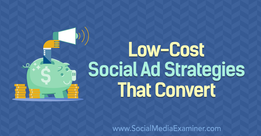 إستراتيجيات الإعلانات الاجتماعية منخفضة التكلفة التي يتم تحويلها والتي تعرض رؤى من Billy Gene في بودكاست التسويق عبر وسائل التواصل الاجتماعي.