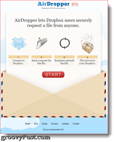 وظيفة AirDropper Dropbox الإضافية