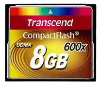 تجاوز ذاكرة بطاقة CompactFlash سعة 8 جيجابايت