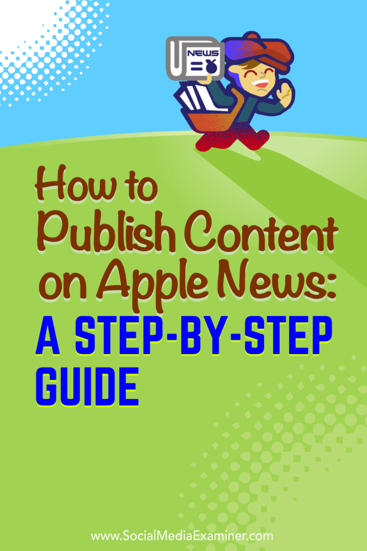 نصائح حول كيفية أن تصبح ناشرًا في Apple News.