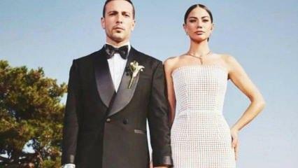 العروس والعريس الطازج Oğuzhan Koç و Demet Özdemir مشاركة مدهشة! لقد تم الحديث عن هذا الإطار كثيرًا. 