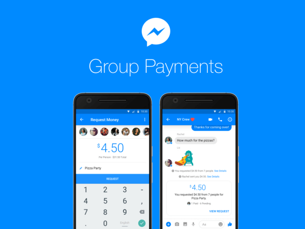 يمكن لمستخدمي Facebook الآن إرسال الأموال أو تلقيها بين مجموعات الأشخاص على Messenger.
