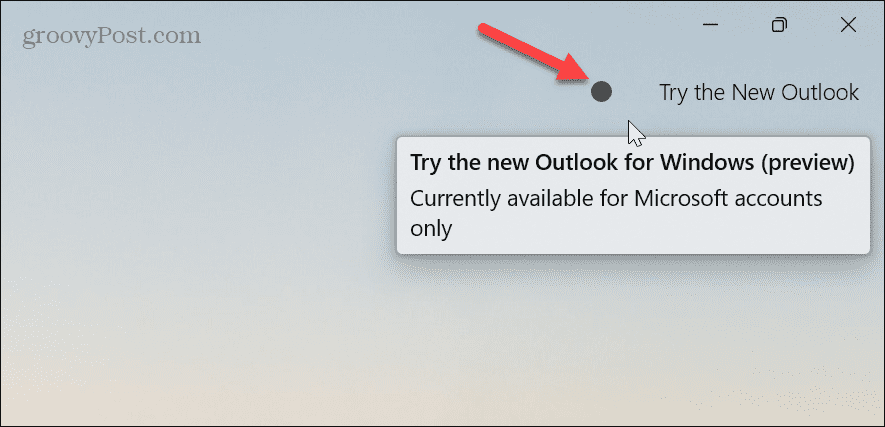 قم بتغيير سمة تطبيق Outlook الجديد
