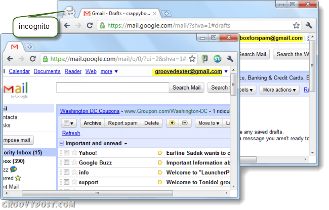 كيفية تسجيل الدخول إلى حسابات متعددة على أي موقع ويب باستخدام متصفح Chrome المتخفي