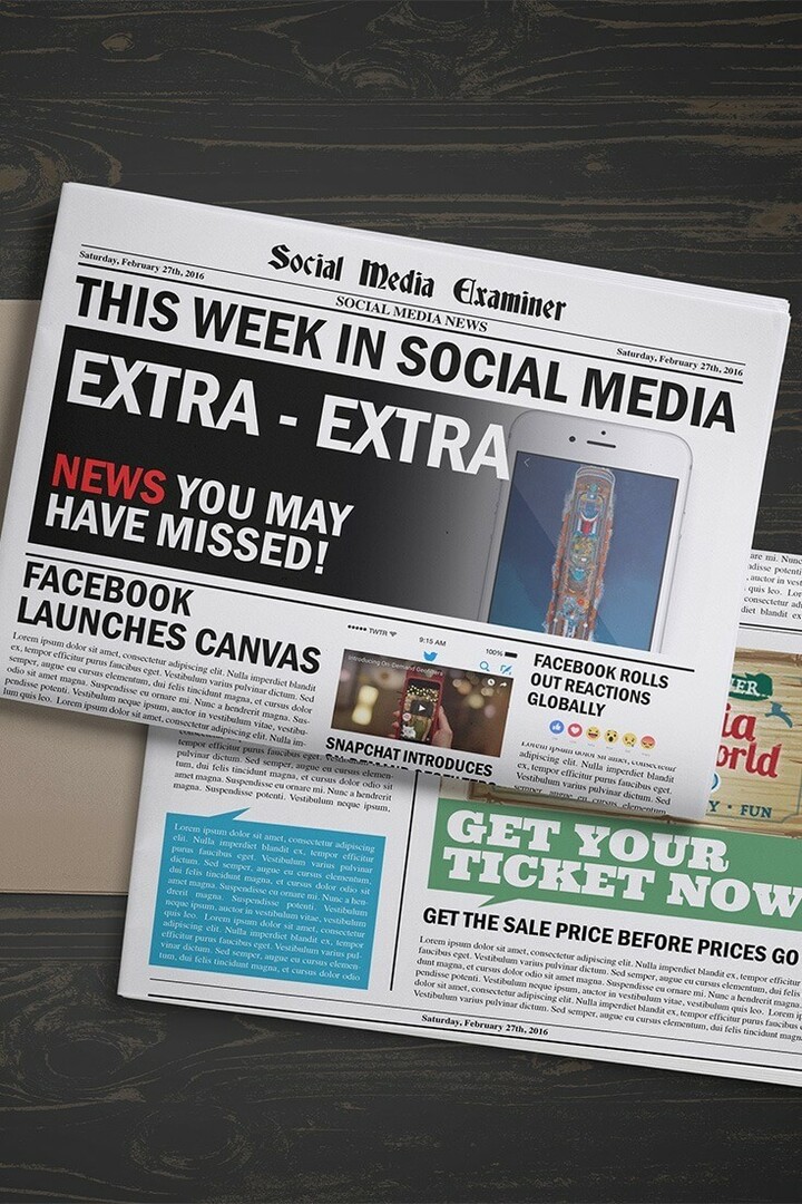 Facebook يطلق Canvas: هذا الأسبوع في وسائل التواصل الاجتماعي: ممتحن وسائل التواصل الاجتماعي