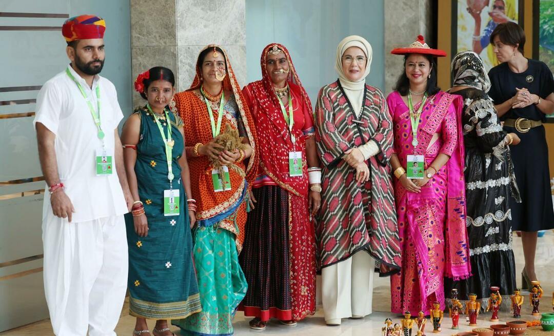 زارت السيدة الأولى أردوغان زوجات القادة المشاركين في مجموعة العشرين