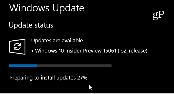 يعتبر Windows 10 Insider Build 15061 الإصدار الثالث من معاينة الكمبيوتر الشخصي هذا الأسبوع